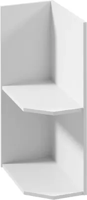 Produktbild von Regalunterschrank 25 cm Küche küchenmöbel, Provence D25PZ Weiß/Matt