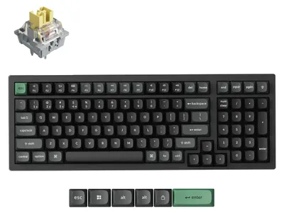 Produktbild von Keychron K4 Ultra 8K Wireless Mechanische Tastatur 96% RGB Hot-Swap Mac Windows - QWERTY US - Apex Banana