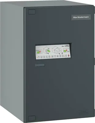 Produktbild von Burg Wächter Paketbox eBoxx EASY+ E 635 ANT anthrazit BxHxT 380/575/450 mm