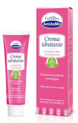 Imagen del producto de CREMA HIDRATANTE EUPHIDRA AMIDOMIO, con almidón de arroz, calmante, 50 ml