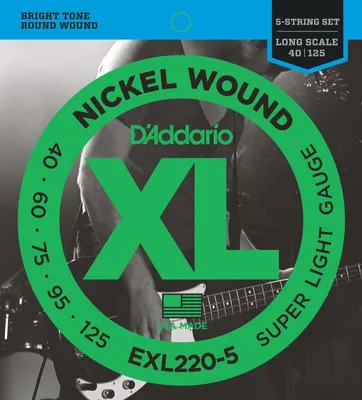 Obrázek produktu pro D'Addario EXL220-5 Struny pro 5-strunnou baskytaru