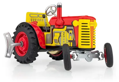 Produktbild von Traktor ZETOR rot - Kunststoffräder KOVAP