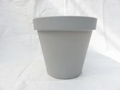 Produktbild von Pflanzkübel E&K, grau, rund Ø 60 cm, Pflanztopf Blumentopf Kübel XXL groß outdoor indoor
