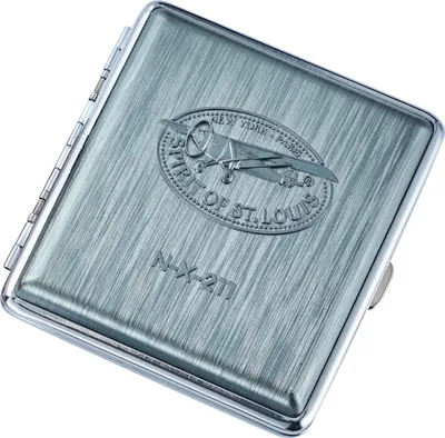 Produktbild von ZIGARETTENETUI N-X-211 für 20 Zigaretten aus Metall Zigarettenbox Zigarettendose Etui Dose Box Case 94 (Grün)