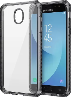 Produktbild von ITSKINS HYBRID, Cover, Samsung, Galaxy J5 2017, Schwarz, Transparent