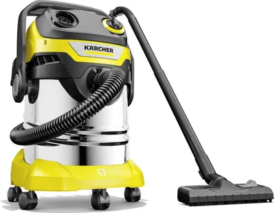 Zdjęcie produktu dla Kärcher WD 5 S V-25/5/22, Suchy i Mokry, Stal nierdzewna, Czarny, Żółty, Polar, Obrotowy, Stal nierdzewna, 25 l