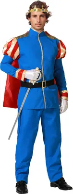 Image de Costume Prince adulte bleu royal - M / L