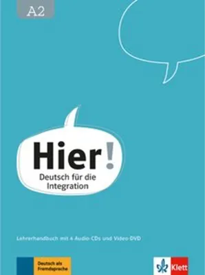 Produktbild von Hier! A2. Lehrerhandbuch mit vier Audio-CDs und Video-DVD