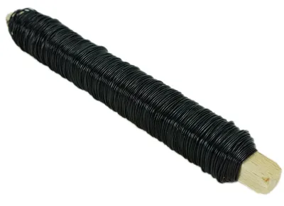 Produktbild von Novatool Wickeldraht I Schwarz I 0,55 mm I Drahtrolle I Basteldraht Gartendraht Blumenbindedraht Bindedraht Biegedraht Pflanzendraht rostfrei Dekoband