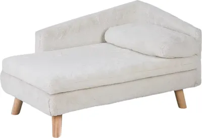 Obrázek produktu pro pohovka pro kočky a psy Cevila - Na nožičkách - Plyšová lavička pro domácí mazlíčky - 70 cm