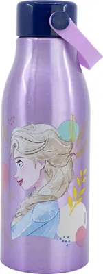 Imagen del producto de BOTELLA DE AGUA CONGELABLE, BOTELLA PARA BEBER, modelo 11257, 7,3 cm de diámetro, 21,1 cm de altura, aluminio, capacidad: 760 ml