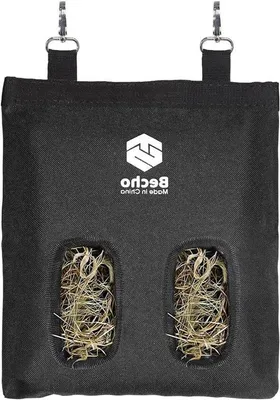 Produktbild von Heufutterbeutel für Nagetiere, 600D Oxford Stoff, schwarz