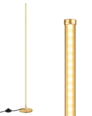 Produktbild von EDISHINE Stehlampe Wohnzimmer Dimmbar, LED Stehleuchte höhenverstellbar, Gold