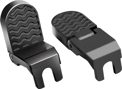 Image de Piquets de vélo universels avec cadre en acier au manganèse Capacité de charge élevée 187kg Repose-pieds pour vélo de montagne Pédales pour vélo électrique Léger et antirouille Piquets pour vélo électrique