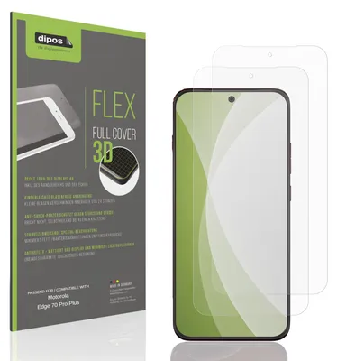 Immagine prodotto di 2x Pellicola protettiva opaca per Motorola Edge 70 Pro Plus Protezione Antiurto Anti-Shock
