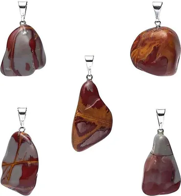 Produktbild von Noreena Jaspis Edelstein Anhänger gebohrt -- ±3cm online bestellen