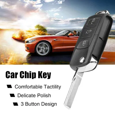 Image de 1J0959753AH Télécommande de voiture à 3 boutons, émetteur à puce ID48 434 MHz pour Skoda et Seat