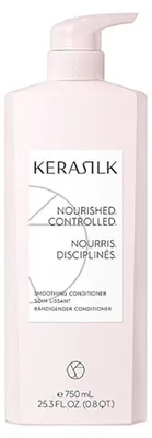 Obrázek produktu pro KERASILK 4021609850632, Ženy, Zacuchané vlasy, Nepoddajné vlasy, Kudrnaté vlasy, Všechny barvy, Vyhlazující, Změkčující, 200 ml, Láhev