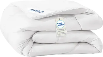 Produktbild von Heikoeco® Bettdecke, Decke, Steppdecke 150x220cm Schalfdecke gsm350,atmungsaktive Öko-standard, antiallergische, 150x220cm