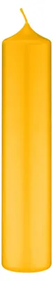 Produktbild von Altarkerzen Goldgelb 25 x 6 cm, 4 Stück