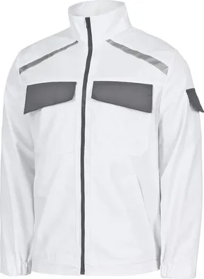 Produktbild von safety & more Arbeitsjacke EXTREME, weiß/grau