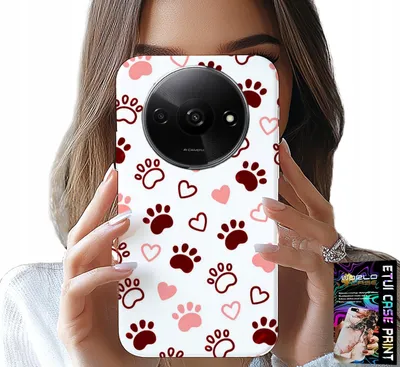 Produktbild von Hülle Für Xiaomi Redmi A3 - Hundepfoten Auf Weissem Hintergrund, Hund, Katze, Bär