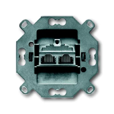 Produktbild von Telegärtner Anschlussdose AMJ45 8/8 Up/0 Cat. 6A, ohne Zentralplatte J00020A0502