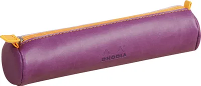 Obrázek produktu pro Rhodia 318990C, Měkké pouzdro na tužky, Koženka, Purpurová, Jednobarevný, Zip, Jakékoliv pohlaví