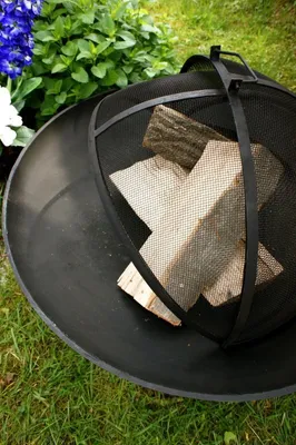 Produktbild von Funkenschutz - Haube f Feuerschale, Spritzschutz für Lagerfeuer gegen Funkenflug