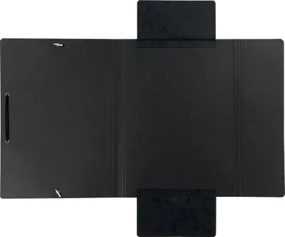 Produktbild von Soennecken Eckspanner 1489 DIN A4 3Klappen und Gummizug schwarz
