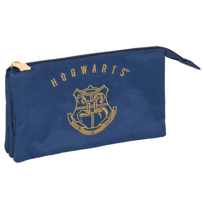 Produktbild von Harry Potter Magical Fächerschlamper 3-Fach-Schlamper Howarts 22x12cm dunkelblau