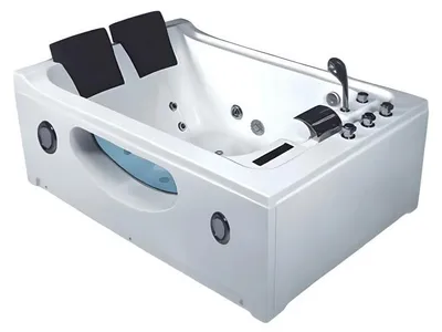 Zdjęcie produktu dla Whirlwanne Whirlpool Blubberbad Hydromassagewanne Spa-Bath 172x120 cm