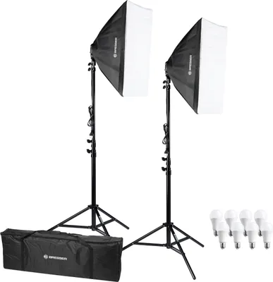 Image de BRESSER Set d'éclairage lumière du jour LED BR-2845