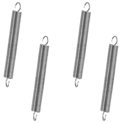 Zugfeder 25 mm, 90° Haken, Edelstahl, 0,35x3 mm, 20 Stück