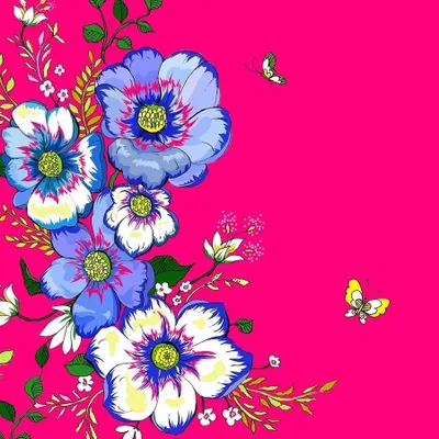 Produktbild von Swarovski Grußkarte Quadrat CL0612, Rosa Blumen