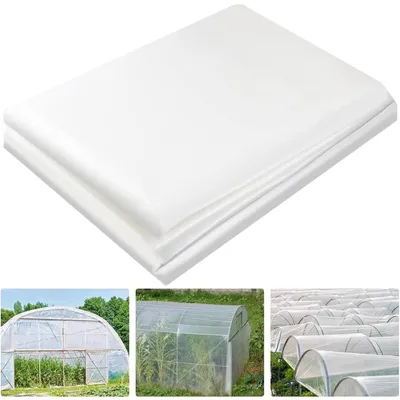 Obrázek produktu pro Fólie na skleníky - Průhledná - 2 x 10 m - 80 mikronů - Odolná proti roztržení - Na zahradu a skleník