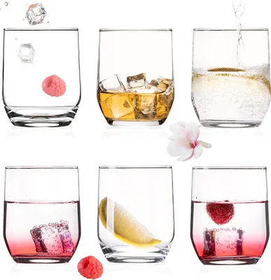 Produktbild von PLATINUX Elegante Trinkgläser aus Glas 240ml Set 6 Teilig Wassergläser Saftgläser Whiskeygläser Spülmaschinenfest