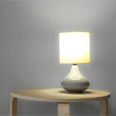 Produktbild von Tapete Einfarbig M1-No.12102 Vliestapete Streifen Grau Wohnzimmer Schlafzimmer Küche