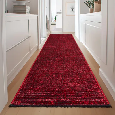 Obrázek produktu pro Homebyhome Bavln?ný Koberec Chenille Pratelný Boho Styl Protiskluzový M?kký Koberec do Obývacího Pokoje a Ložnice, Velikost: 80x250 cm