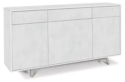 Immagine prodotto di Mobile 3 Ante 3 Cassetti 164x92x41 cm Ossido Bianco