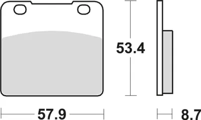 Zdjęcie produktu dla Klocki hamulcowe kpl. TRW MCB542