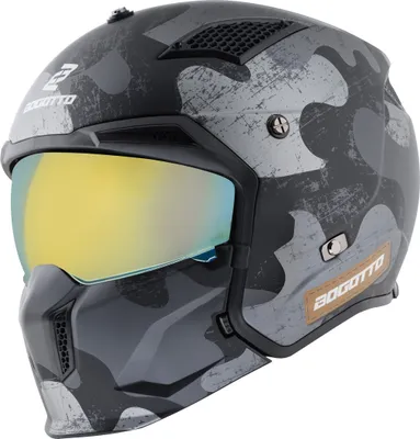 Immagine prodotto di Bogotto Radic Camo 22.06 Casco, nero opaco, XL