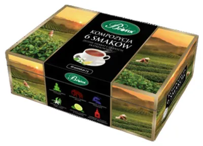 Obrázok produktu pre Čierny čaj Bifix 6 príchutí 60 čajových vrecúšok