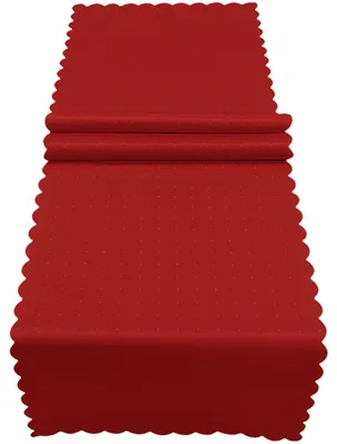 Produktbild von Tischläufer 40 x 150 cm in Dunkelrot für Esstisch & Küche