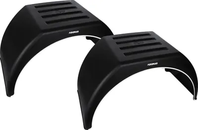 Produktbild von DOMAR DK3115 Doppelkotflügel-Set 14-16 Zoll aus Kunststoff 2 Stück für Pkw-Anhänger 915x450 mm als Schmutzfänger