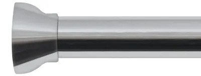 Image de Barre de douche télescopique, 125-220 cm. Barre de rideau de douche, extensible, avec système de fixation, sans perçage