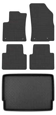 Obrázok produktu pre Gumové autokoberce SolidTread + vaňa kufra pre: Opel Crossland 2020-2024 SUV 5 ks