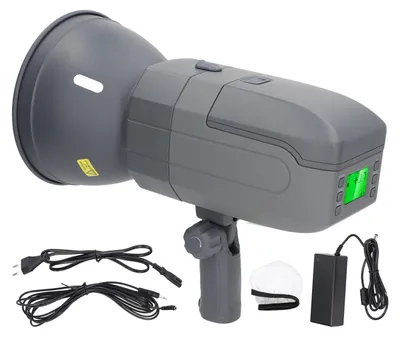 Zdjęcie produktu dla VISICO5 II 2,4 GHz TTL – lampa błyskowa o mocy 400 Ws i czasie synchronizacji 1/8000 s, przeznaczona do fotografii plenerowej z mocowaniem Bowens