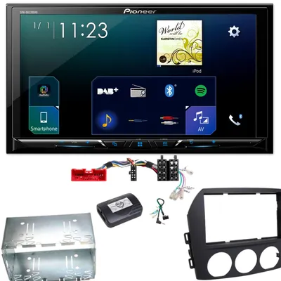 Produktbild von Pioneer SPH-DA230DAB CarPlay DAB+ Android Auto Einbauset für Mazda MX-5 NC