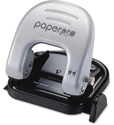 Zdjęcie produktu dla Dziurkacz biurowy PaperPro Bostitch Office EZ Squeeze 2310, dwuobrotowy, do papieru do 20 kartek, z blokadą